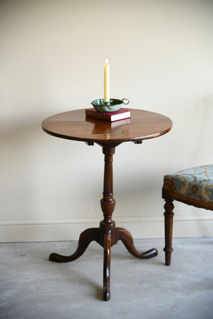 Oak Tripod Occasional Table