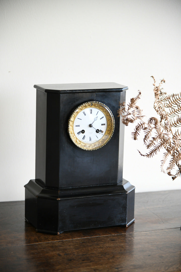 Ebonised French Mantel Clock