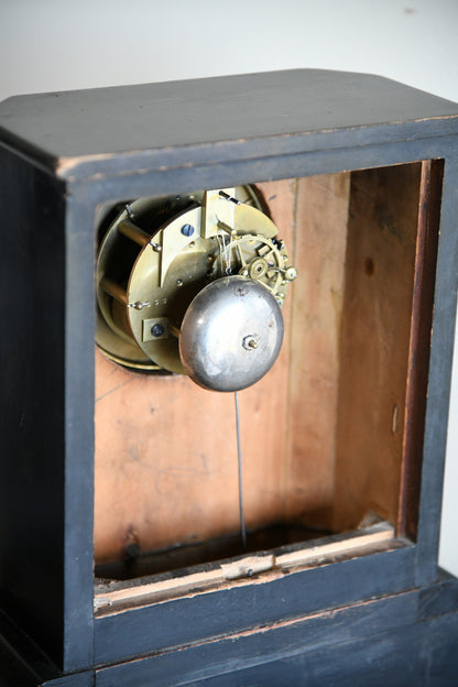 Ebonised French Mantel Clock