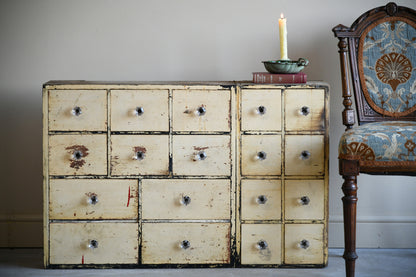 Bank of Small Drawers