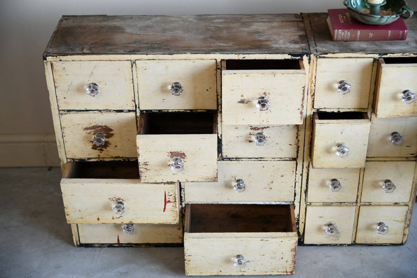 Bank of Small Drawers