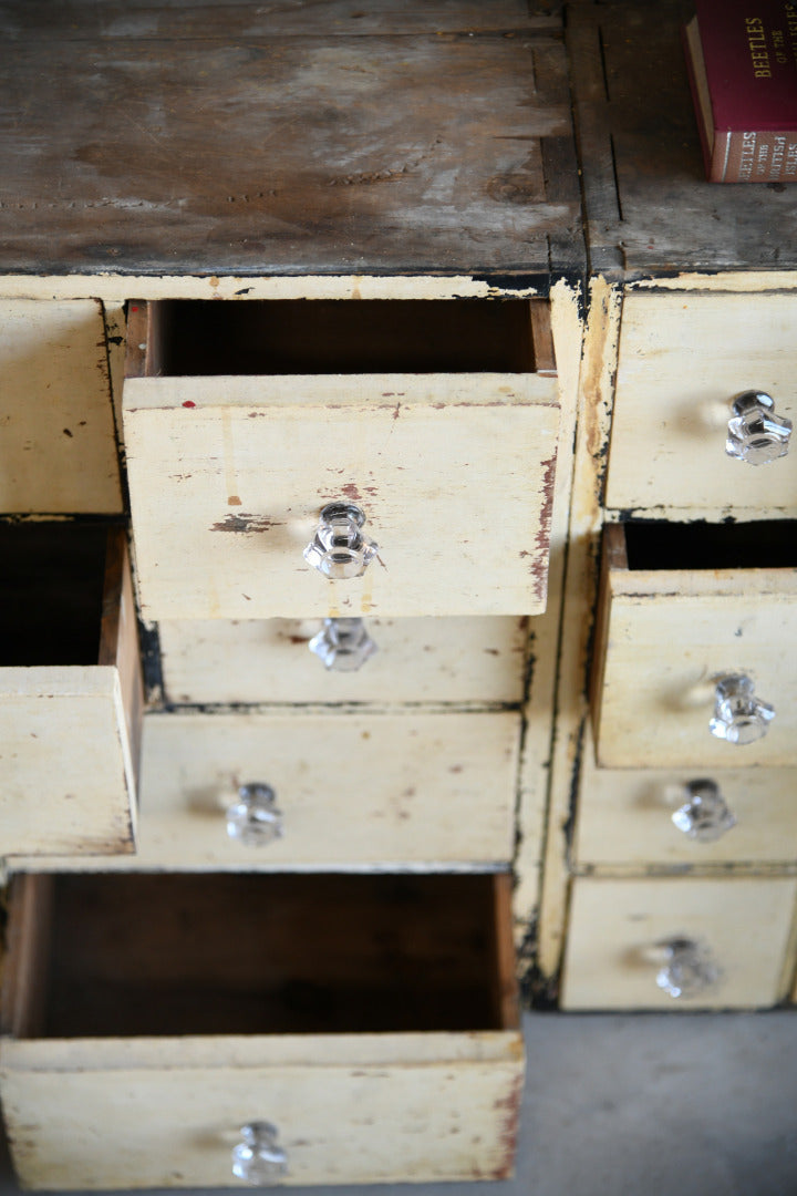 Bank of Small Drawers