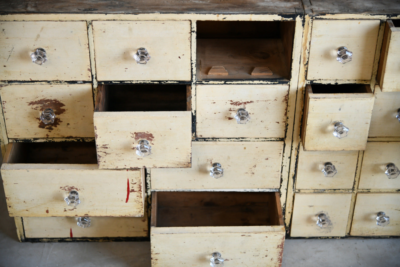 Bank of Small Drawers