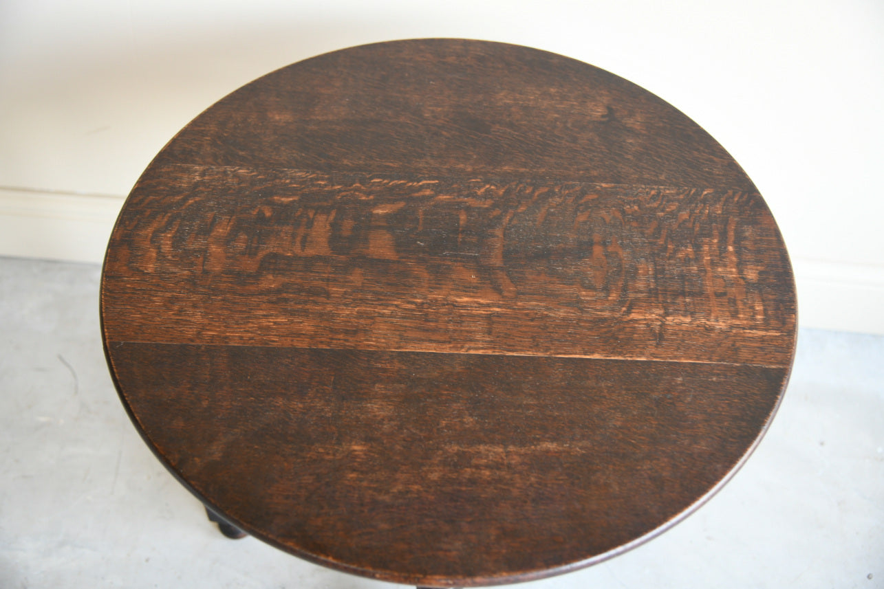 Round Oak Coffee Table