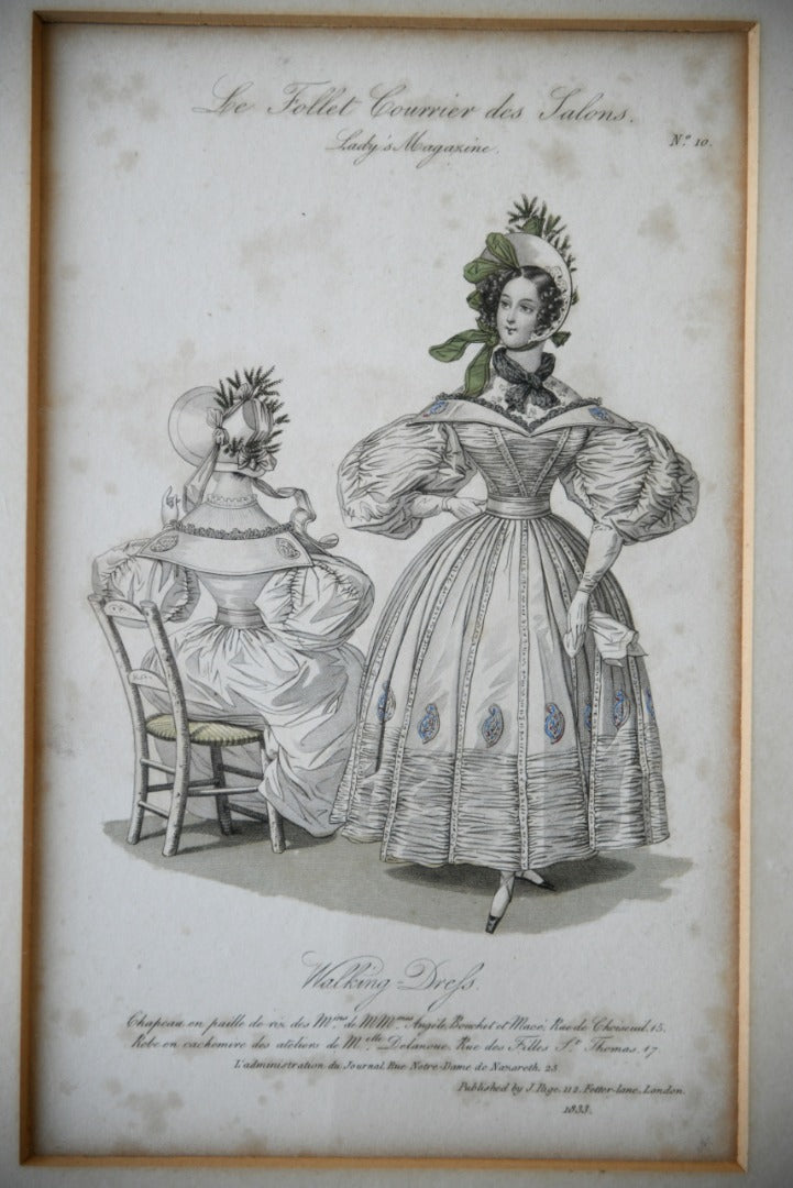 Lady Magazine Etching