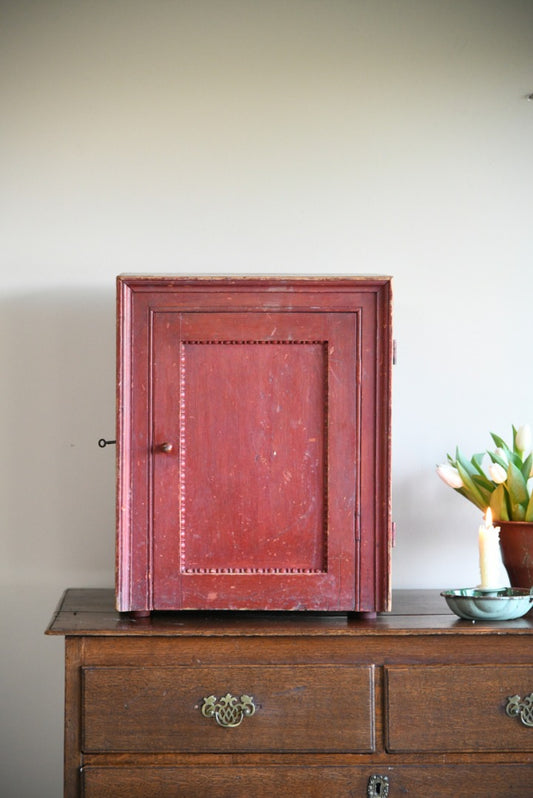 Vintage Painted Table Top Cupboard