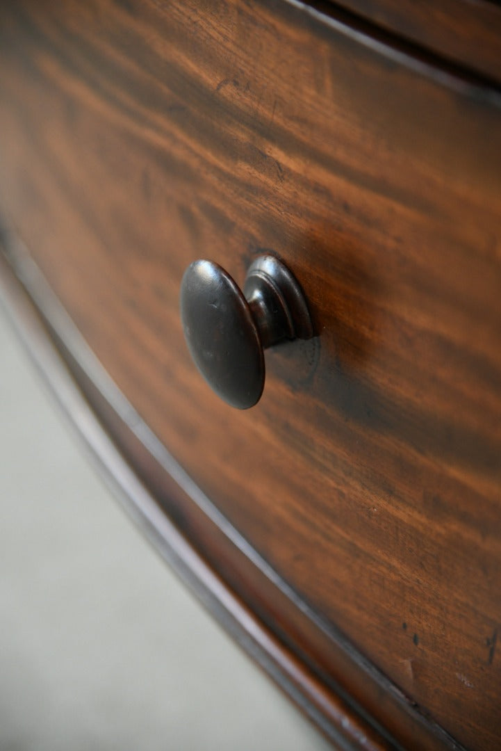 Antique Bow Front Chest of Drawers