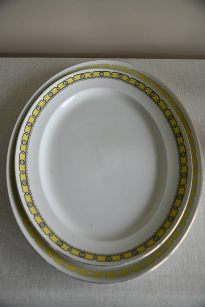 Pair Oval Serving Plates