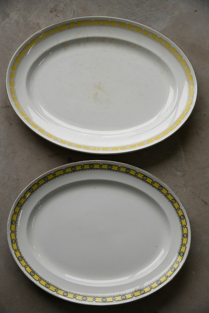 Pair Oval Serving Plates