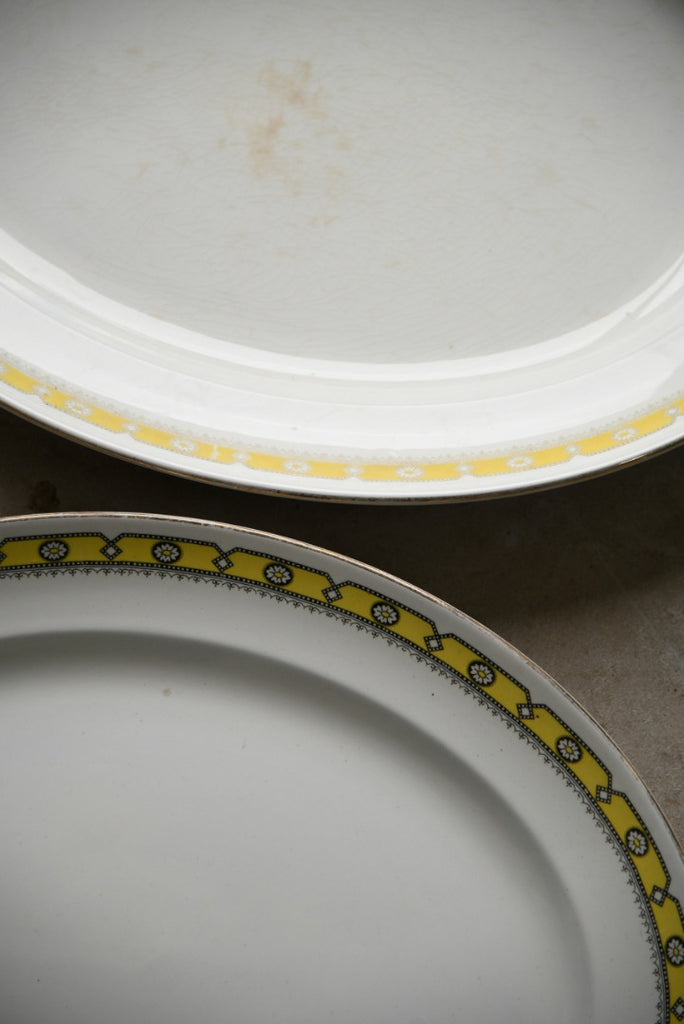 Pair Oval Serving Plates