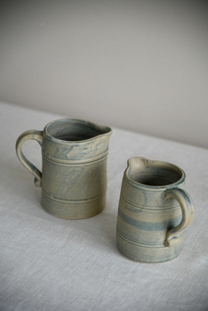 Pair Pottery Jugs