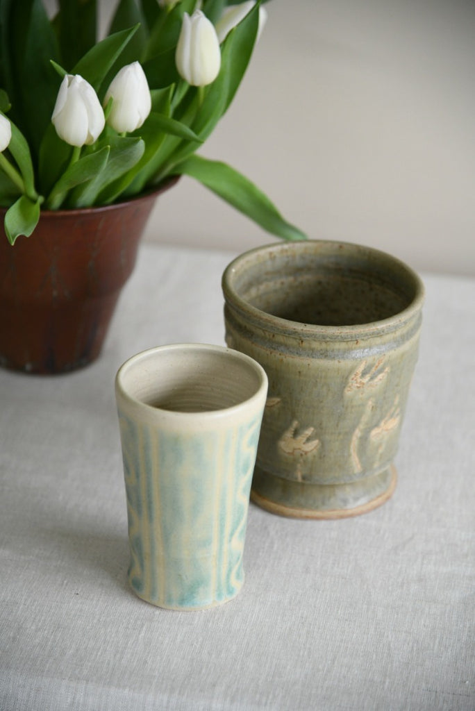 Green Vase & Planter
