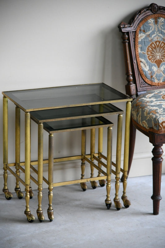 Brass Nest of Tables