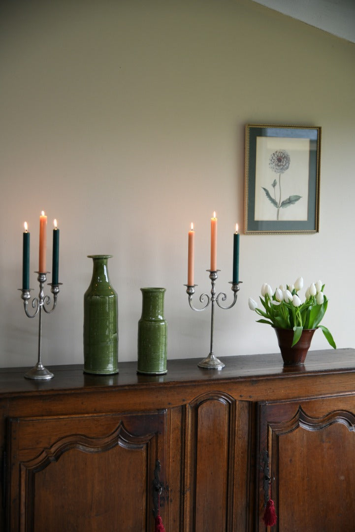 Pair 3 Arm Candelabra