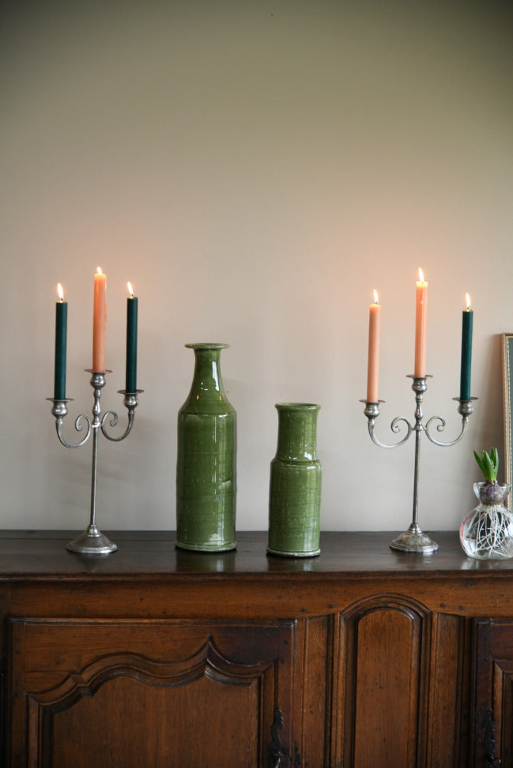 Pair 3 Arm Candelabra