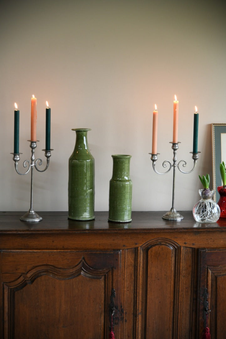 Pair 3 Arm Candelabra