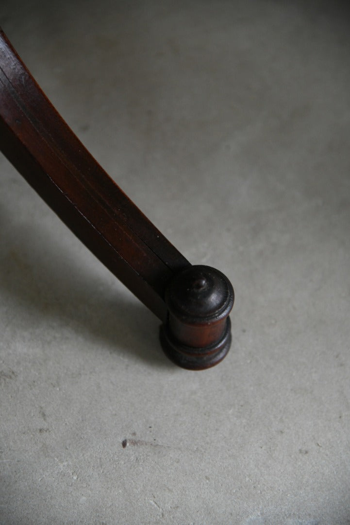 Mahogany Side Wine Occasional Lamp Table