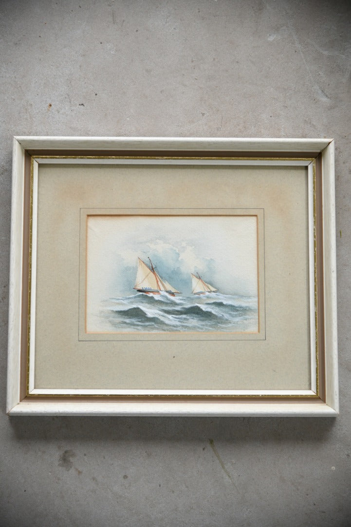 Nautical Sailing Boat Watercolour