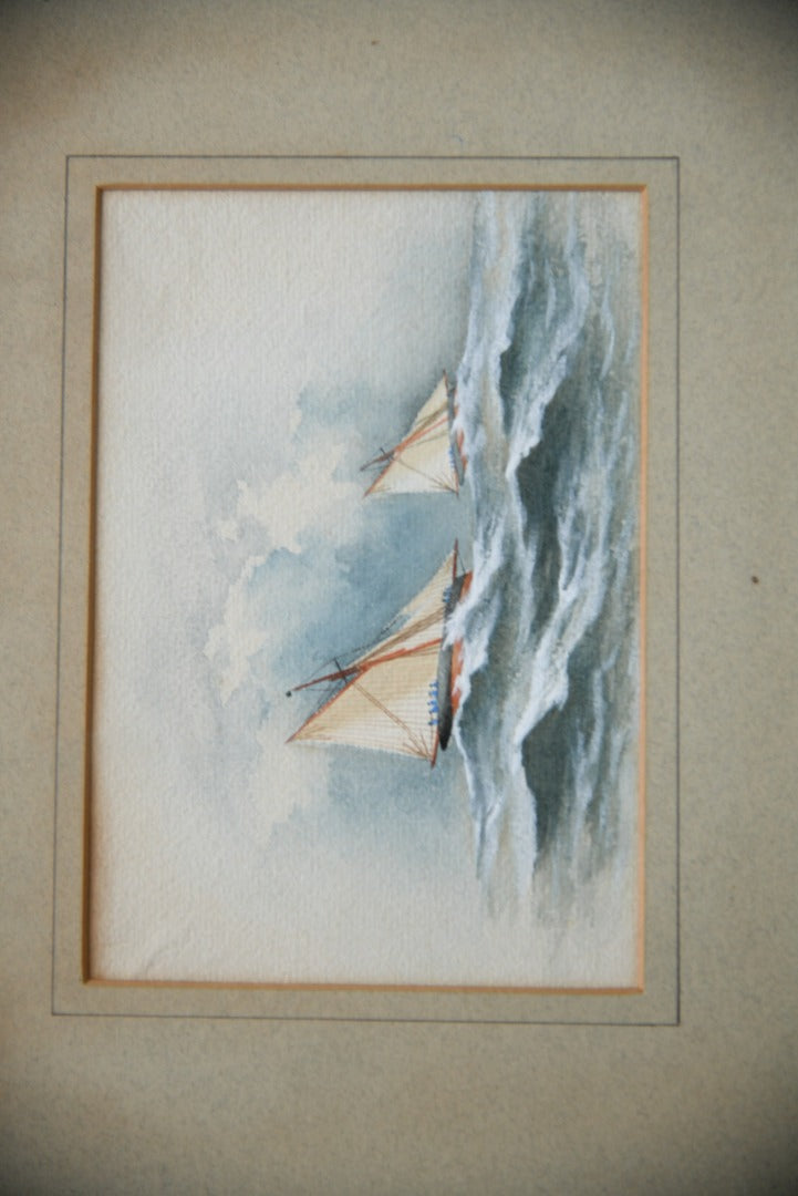 Nautical Sailing Boat Watercolour