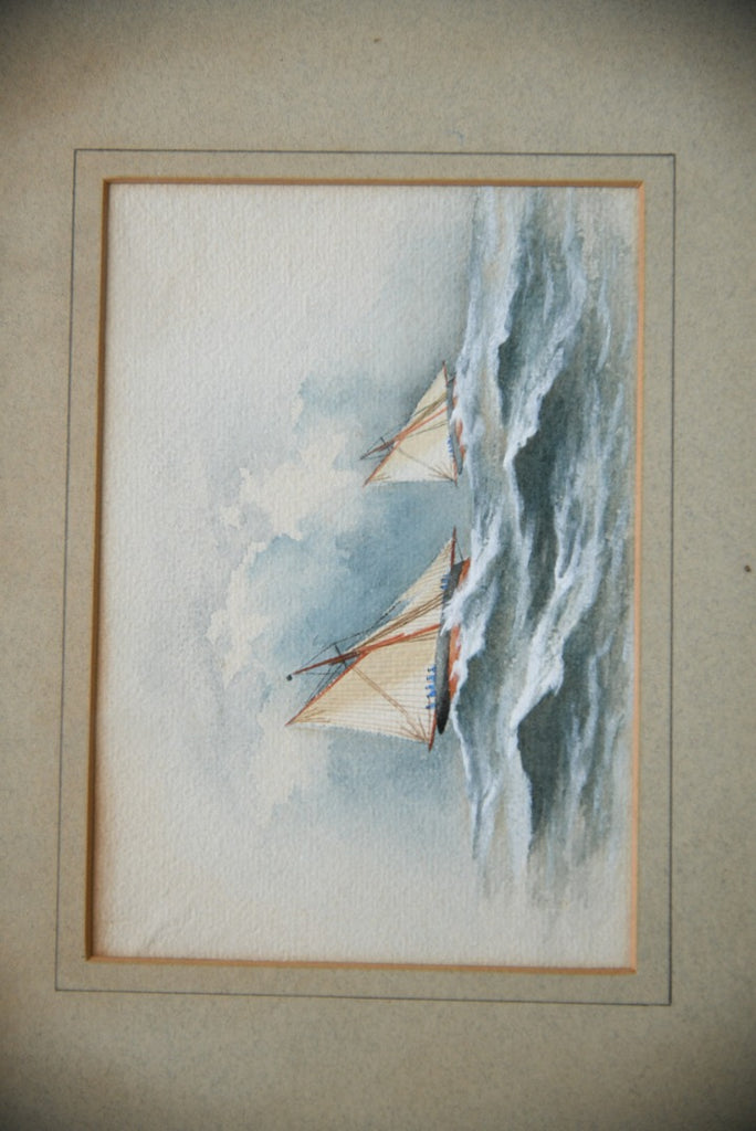Nautical Sailing Boat Watercolour