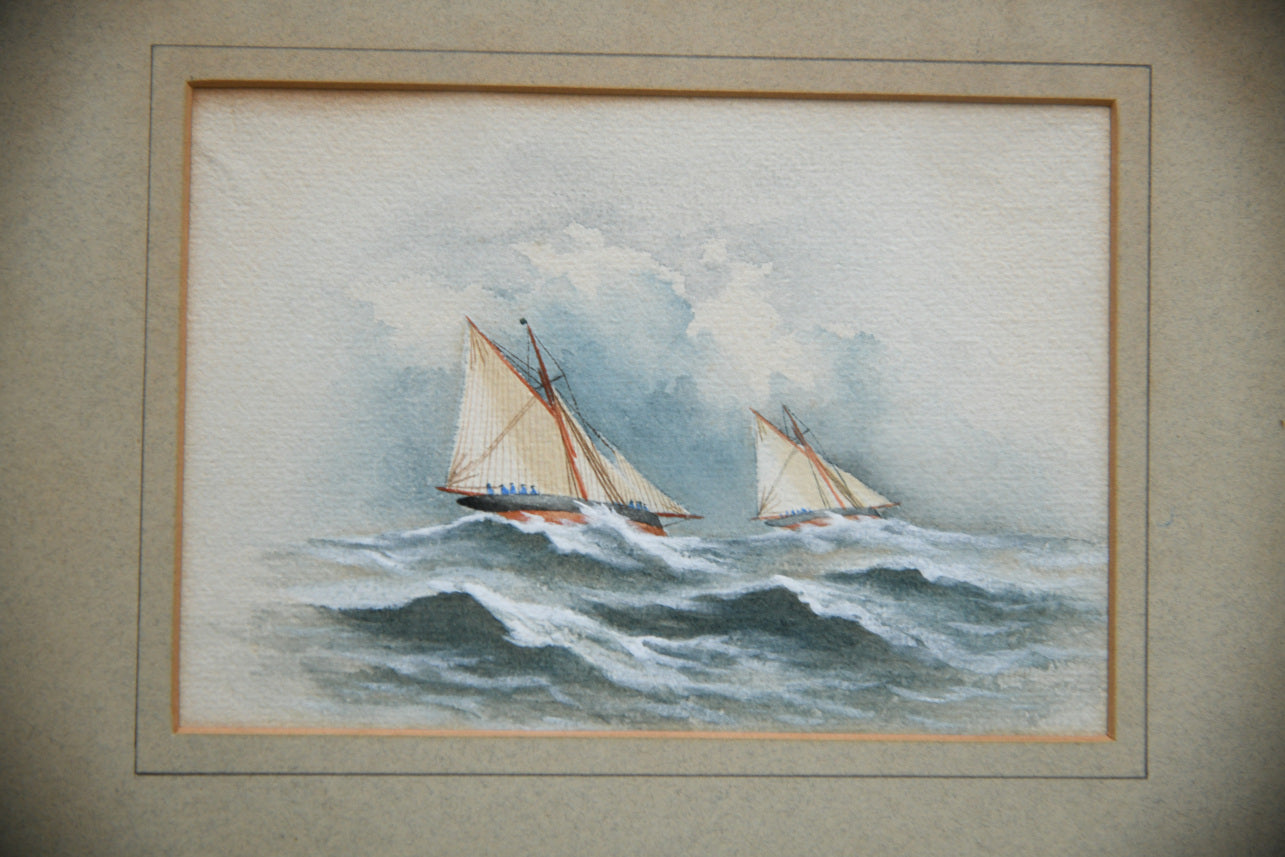 Nautical Sailing Boat Watercolour