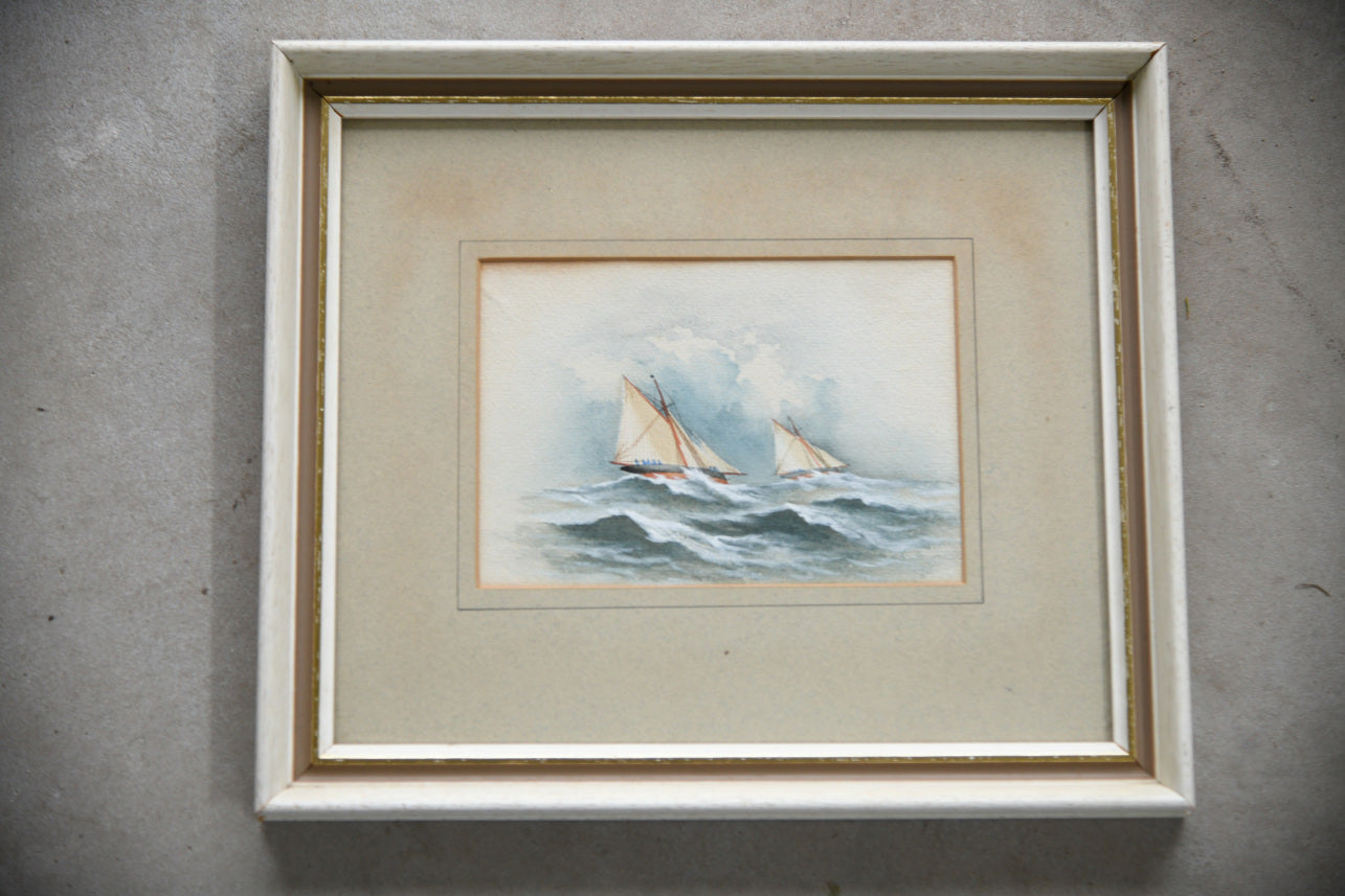 Nautical Sailing Boat Watercolour