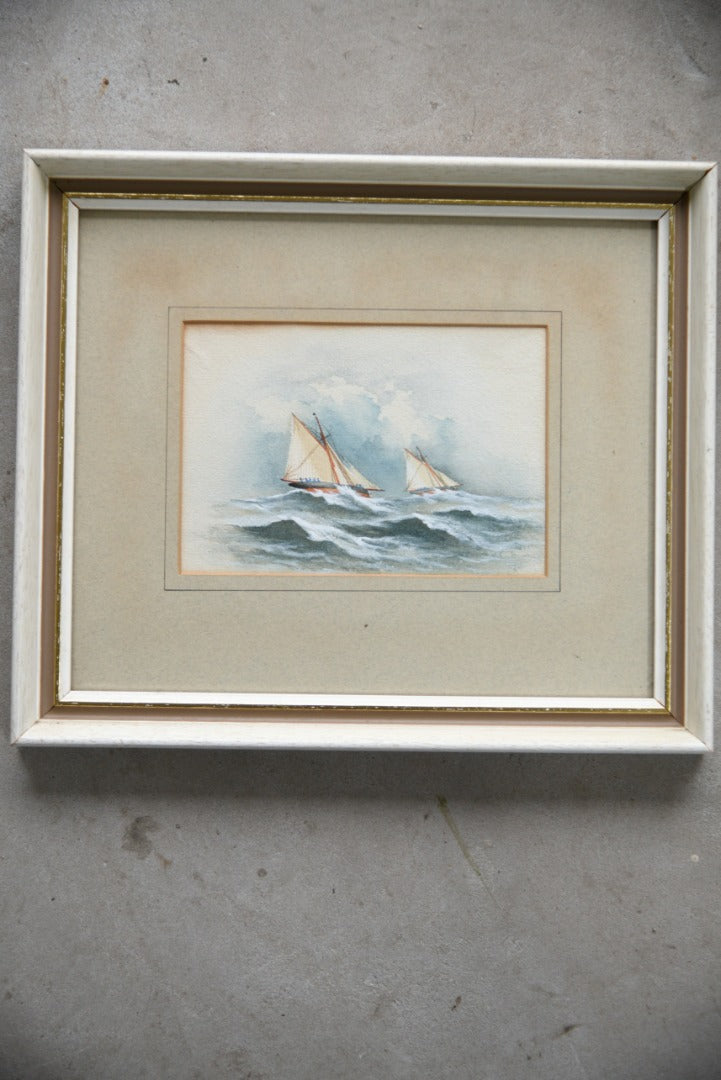 Nautical Sailing Boat Watercolour