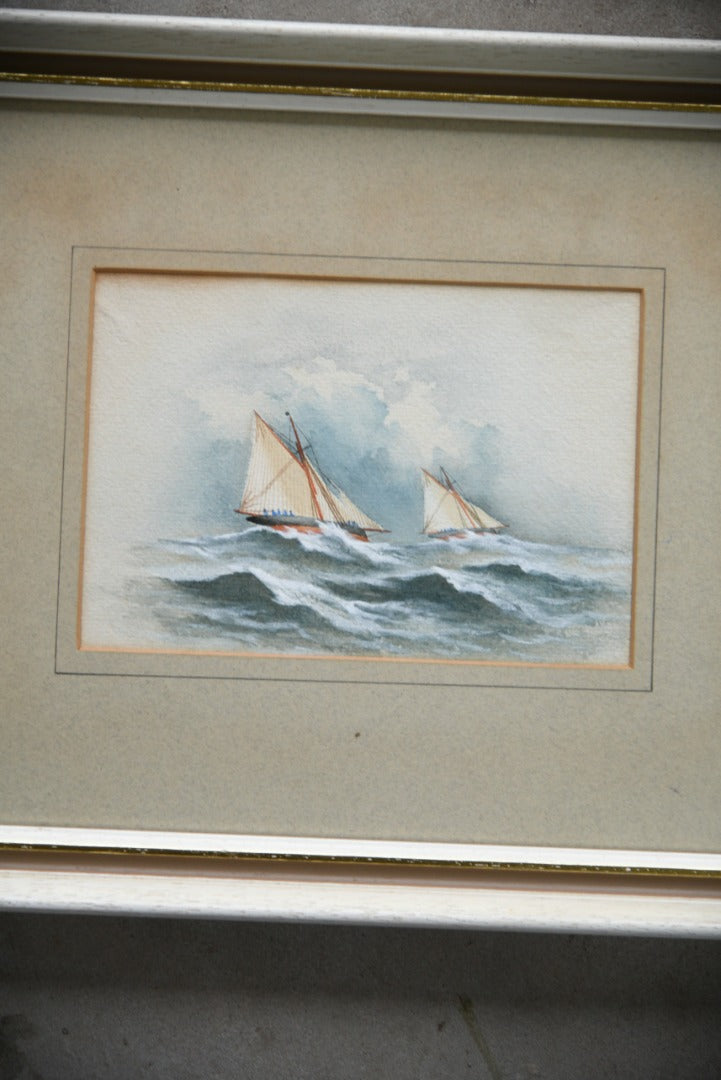 Nautical Sailing Boat Watercolour