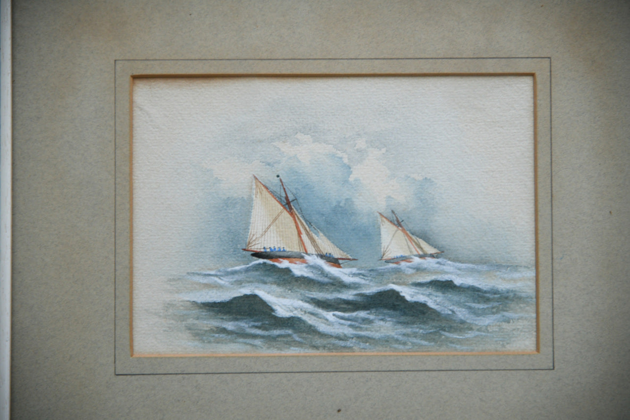 Nautical Sailing Boat Watercolour