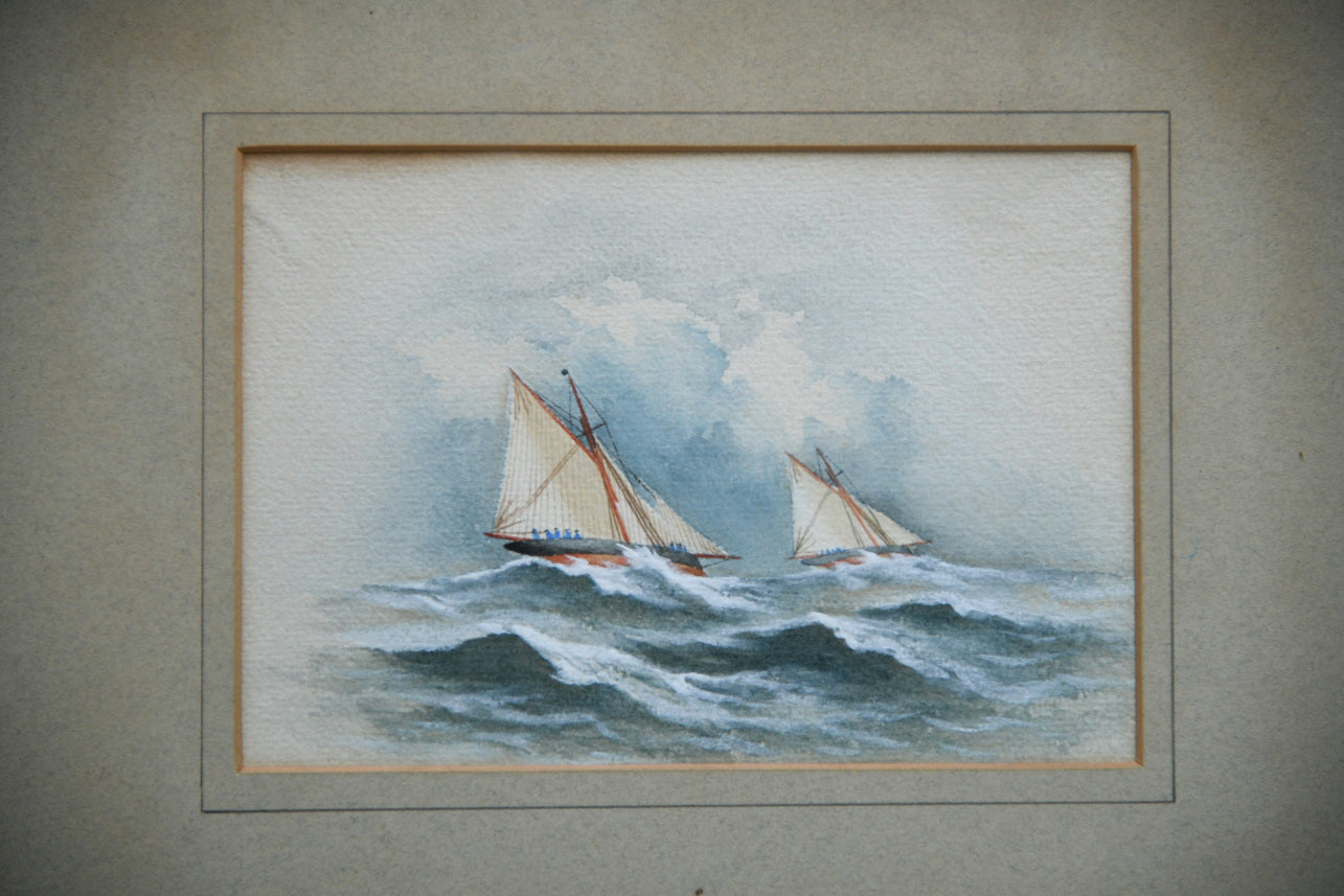 Nautical Sailing Boat Watercolour