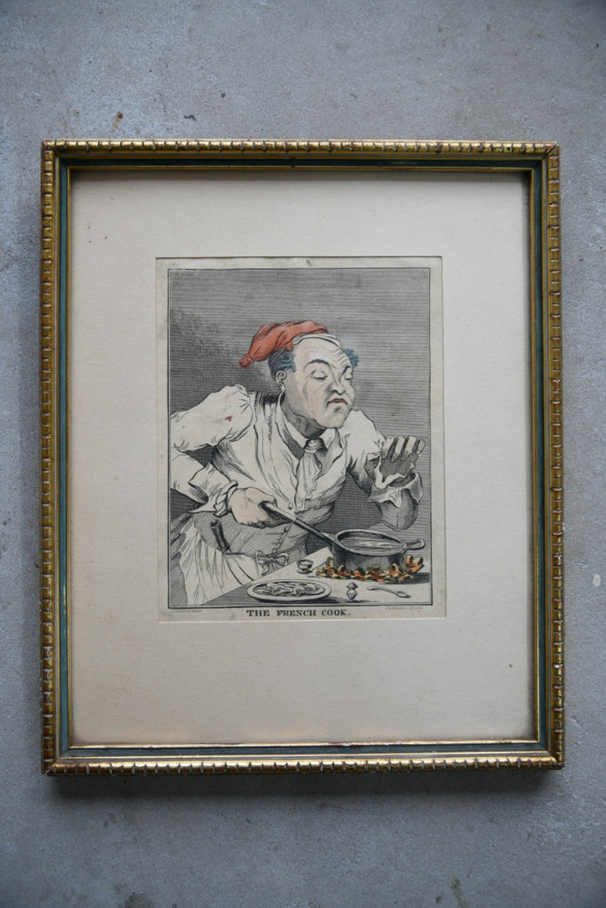 The French Cook Engraving