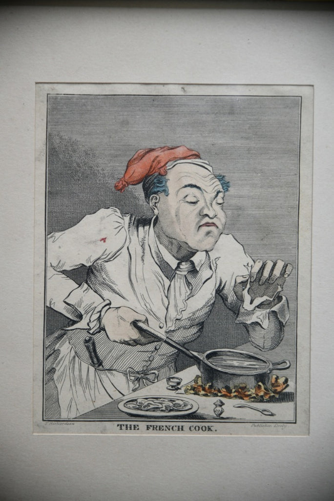 The French Cook Engraving