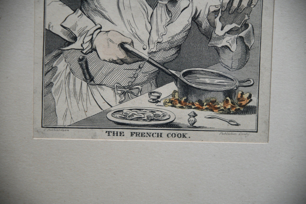 The French Cook Engraving