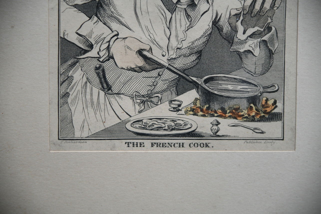 The French Cook Engraving