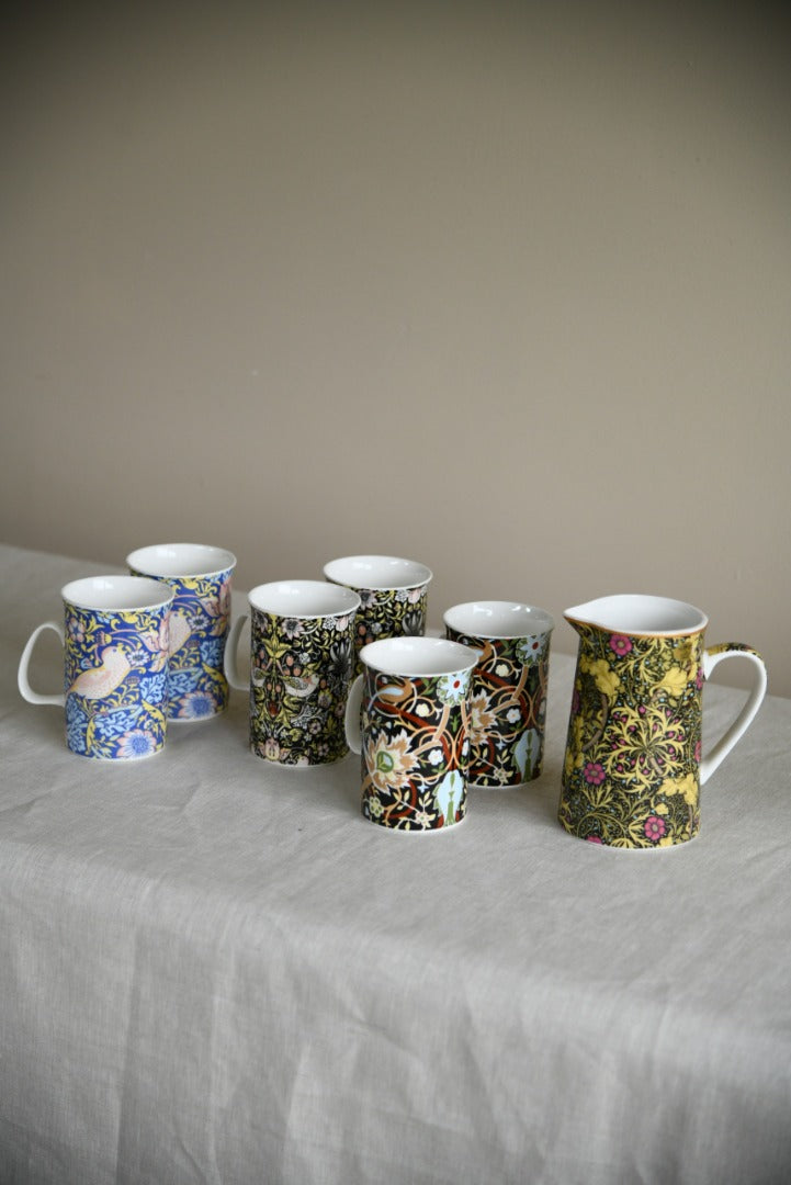 William Morris Jug and Mugs