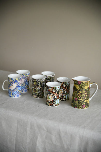 William Morris Jug and Mugs