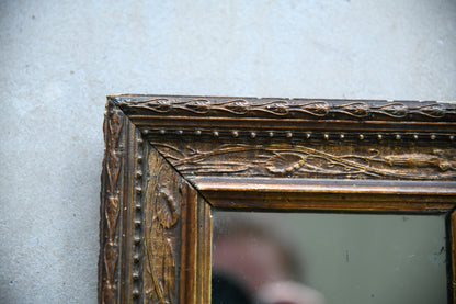 Small Antique Gilt Wood Mirror
