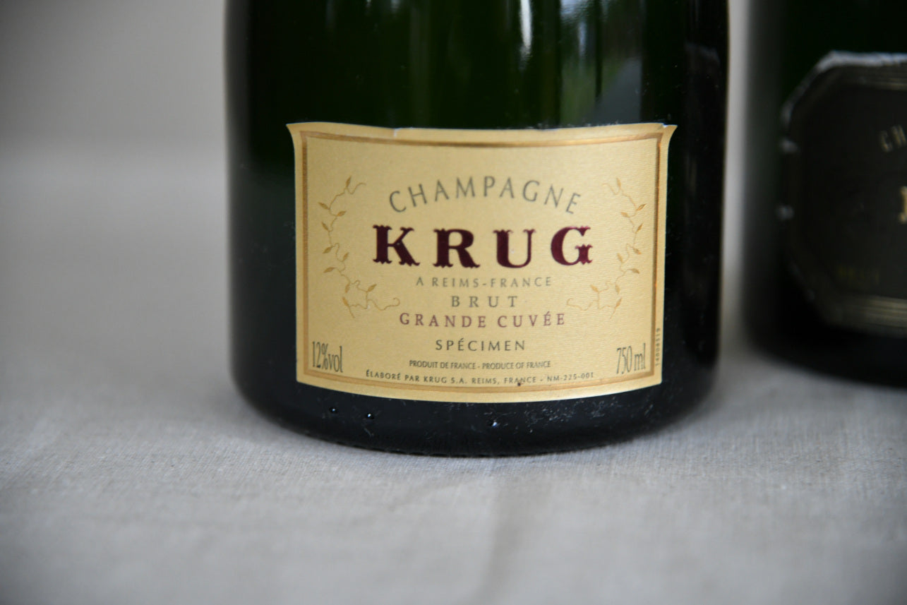 3 Vintage Krug Dummy Bottles