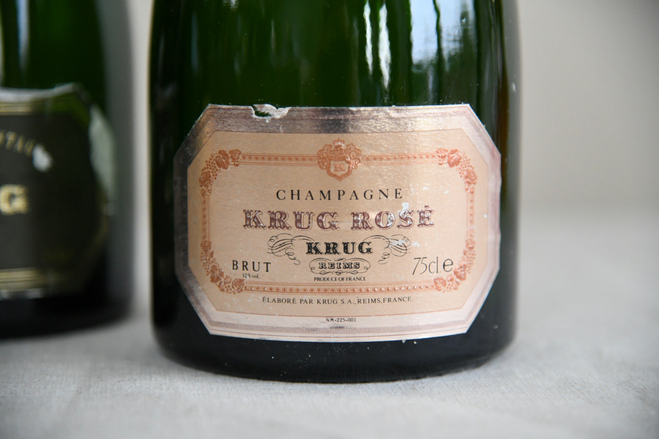 3 Vintage Krug Dummy Bottles