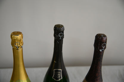 3 Vintage Krug Dummy Bottles