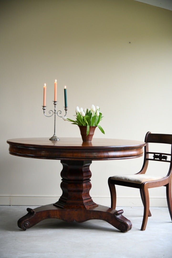 Antique Mahogany Breakfast Table