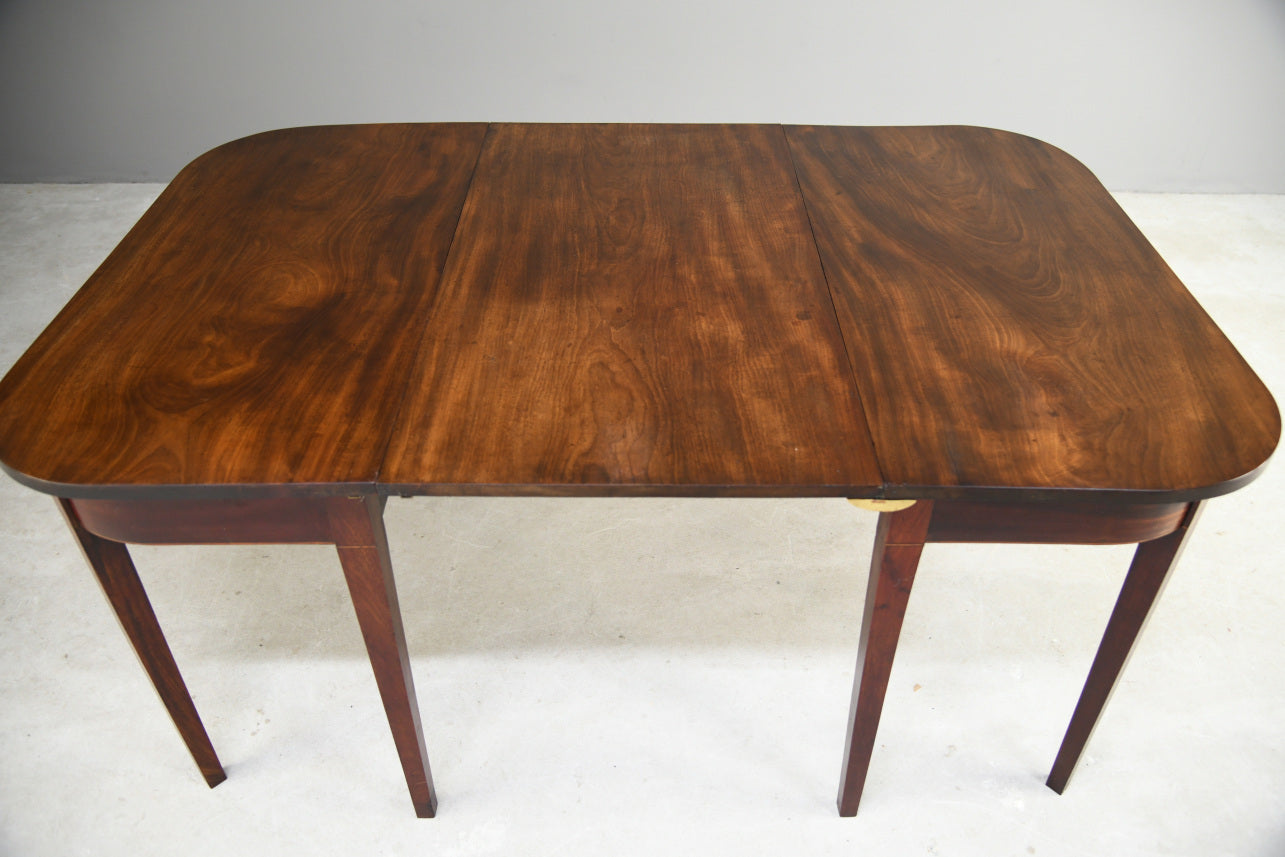 Pair Mahogany D End Tables