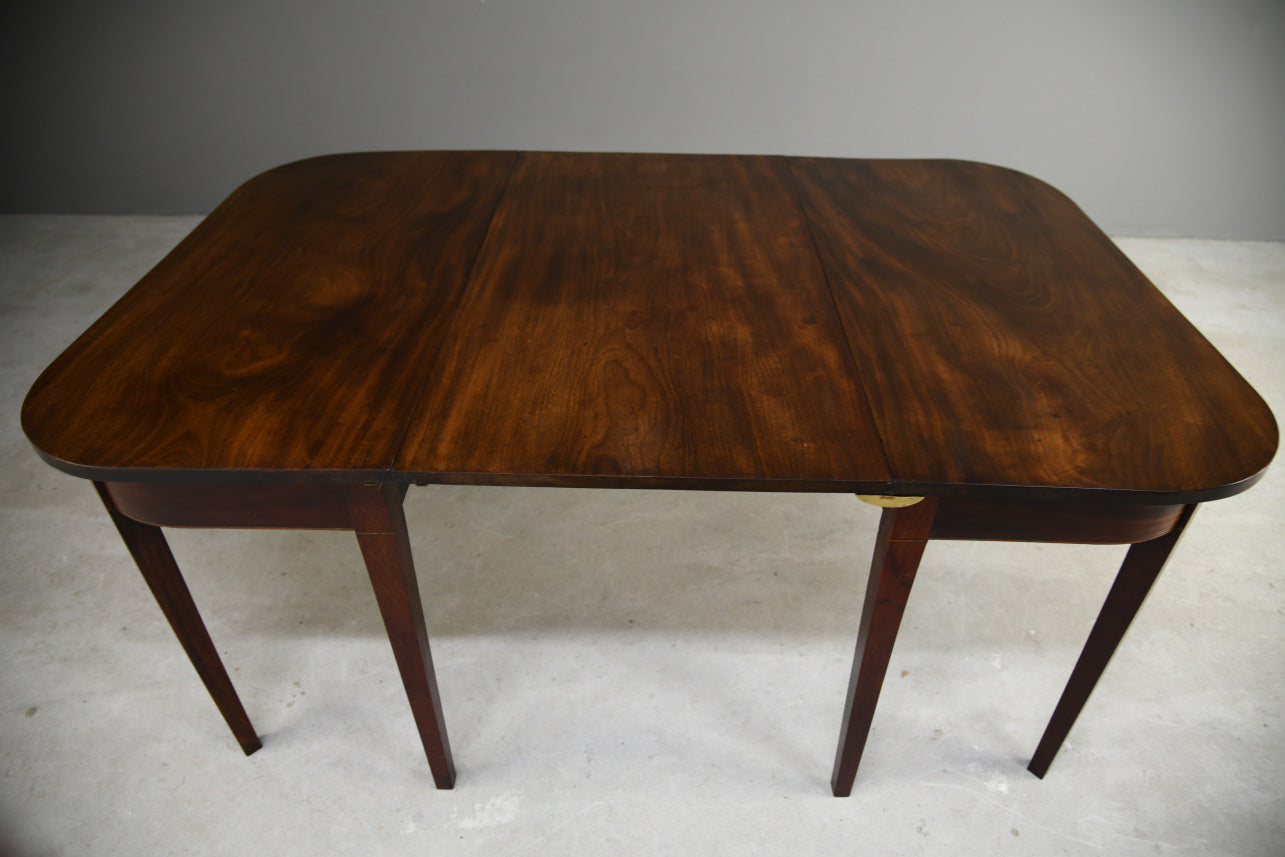 Pair Mahogany D End Tables