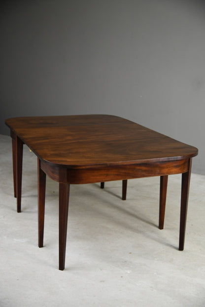 Pair Mahogany D End Tables