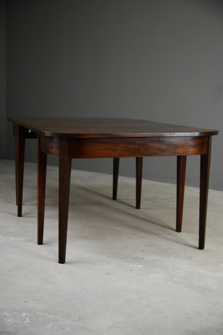 Pair Mahogany D End Tables