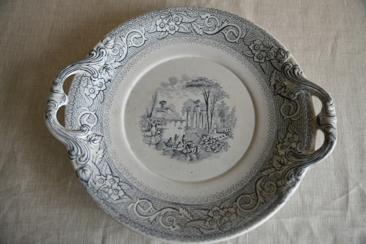 Antique Transferware Serving Plate