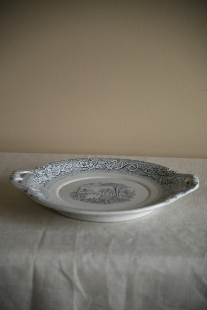 Antique Transferware Serving Plate