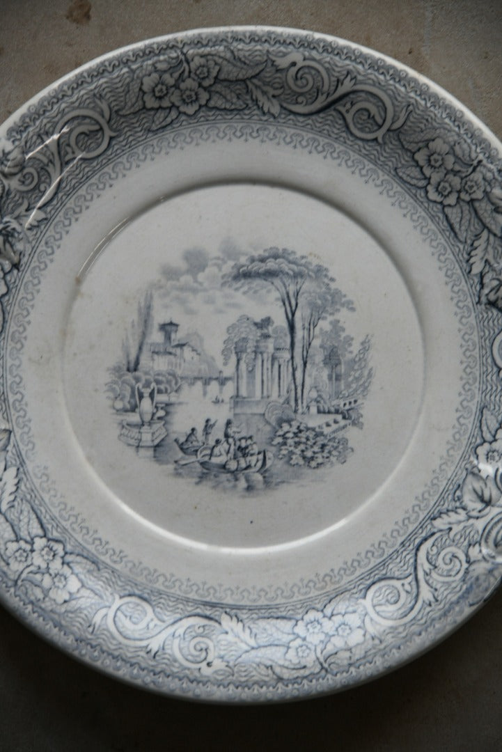 Antique Transferware Serving Plate