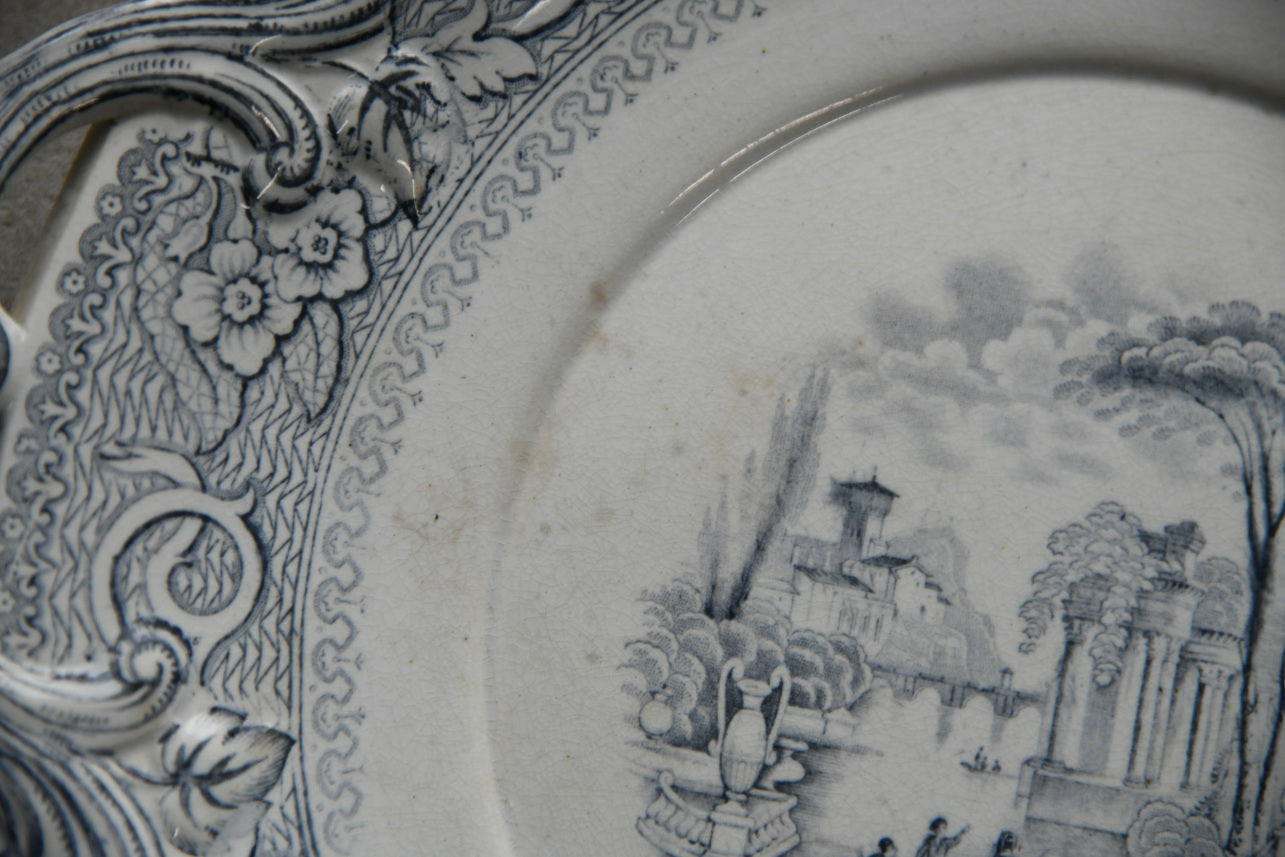 Antique Transferware Serving Plate