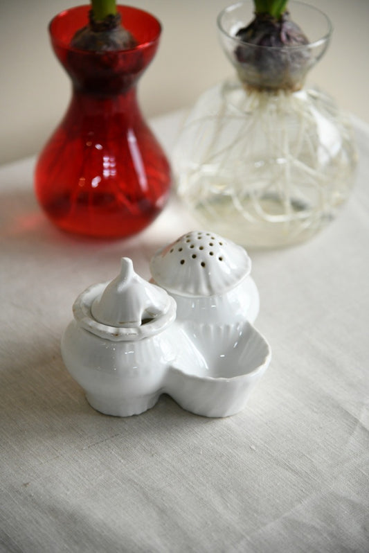 Vintage White Cruet